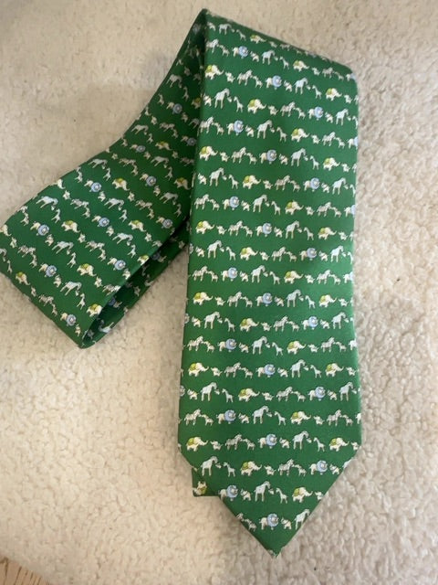 Ferragamo Safari Print Tie