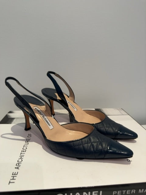 Manolo Blahnik Sling back Heels