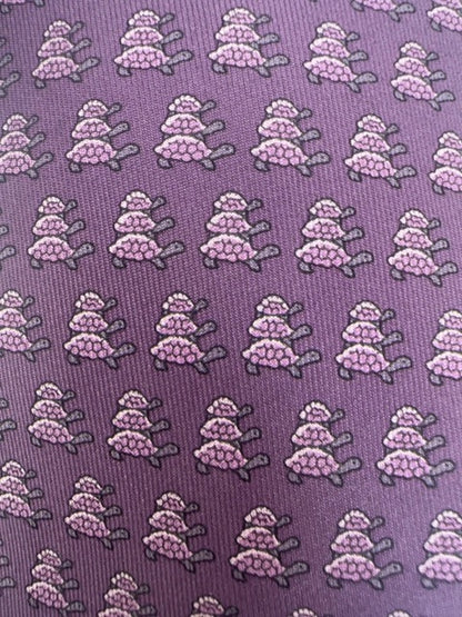 Hermes Tie with Turtles