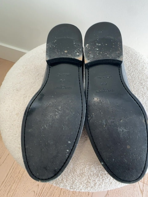 Louis Vuitton Louis Vuitton Blue Epi Leather Major Loafers