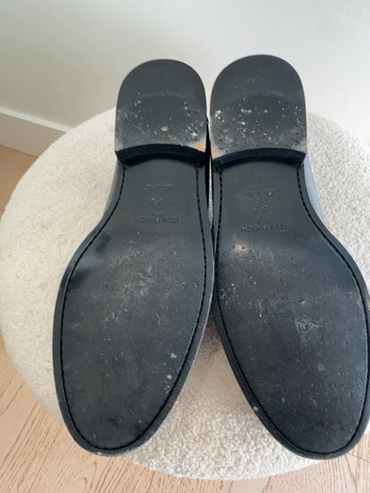 Louis Vuitton Louis Vuitton Blue Epi Leather Major Loafers