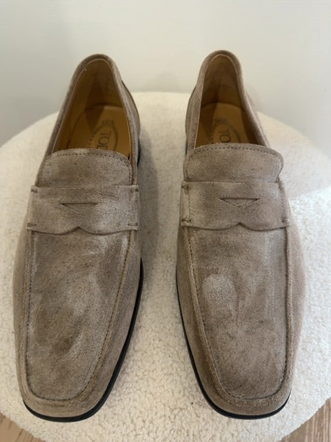 Tod’s Men’s Suede Penny Loafers