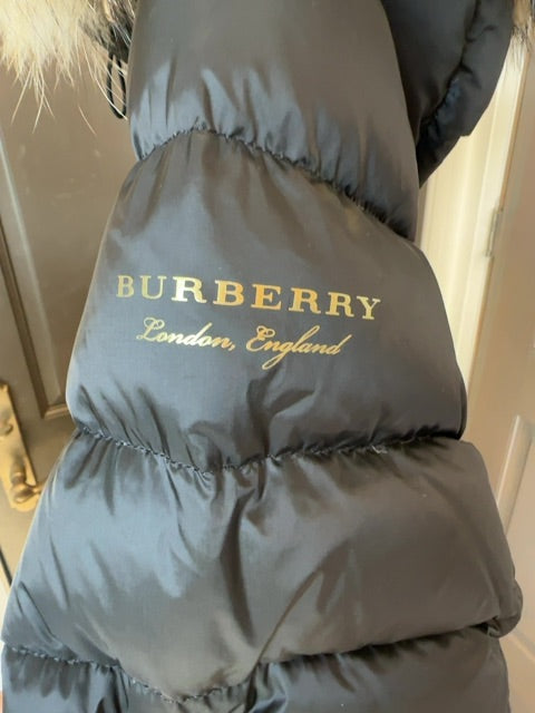 Burberry Long Hooded Puffer with Hood