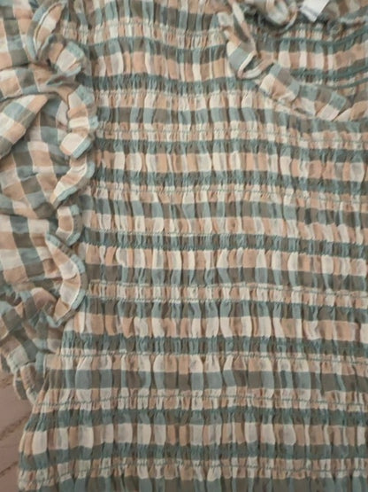 Veronica Beard CiCi smocked gingham dress