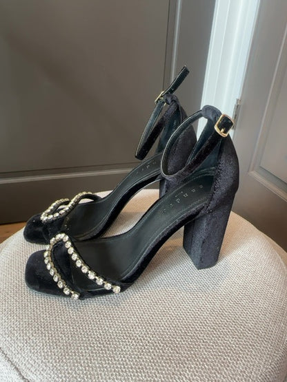 Sandro Suede Heels