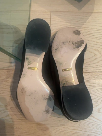 Gucci Suede GG Marmont pumps
