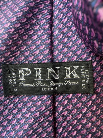 Pink Silk tie