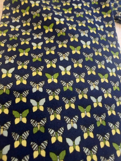 Ferragamo Silk Tie with butterflies