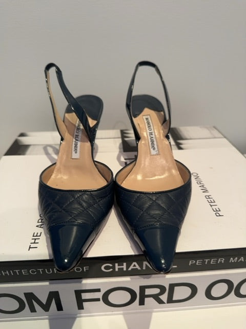 Manolo Blahnik Sling back Heels