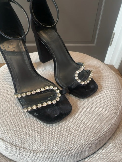 Sandro Suede Heels