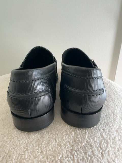 Louis Vuitton Louis Vuitton Blue Epi Leather Major Loafers