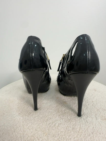 Fendi Patent Cage Heels